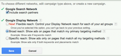 Google AdWords внедряет «Гибкий охват» Google AdWords внедряет «Гибкий охват»