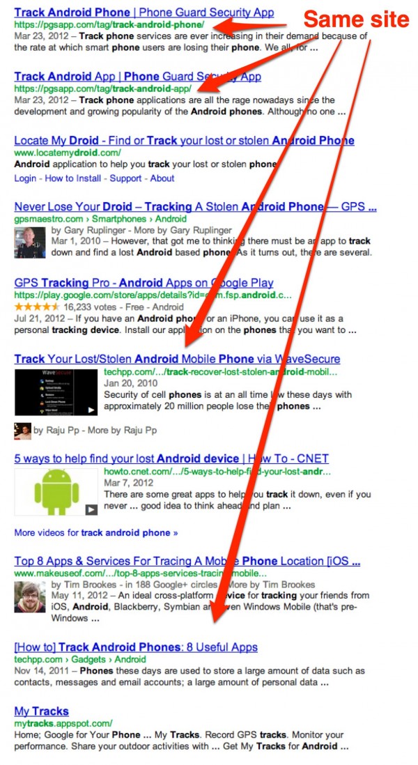 Скриншот с сайта searchengineland.com Скриншот с сайта searchengineland.com